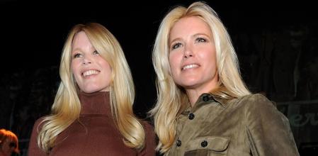 Valeria Mazza y Claudia Schiffer en una imagen de archivo