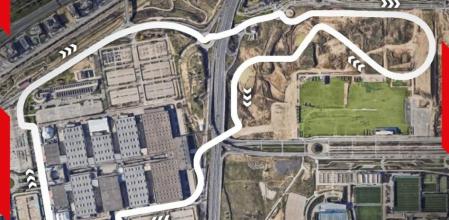Perfil del trazado urbano de Madrid para el GP de España a partir del 2026&nbsp;