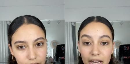 La maquilladora peruana Samantha Saba