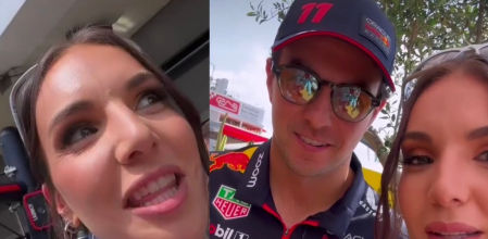 Inés Hernand en el GP de España de F1