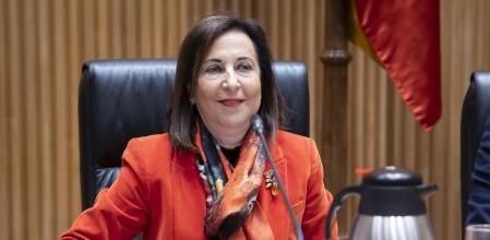 La ministra de Defensa, Margarita Robles, aquest dijous al Congrés