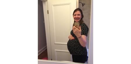 Julie, madre gestante de Estados Unidos. (ATENCIÓN. NO PUBLICAR SIN AUTORIZACIÓN DE LOS PROTAGONISTAS)