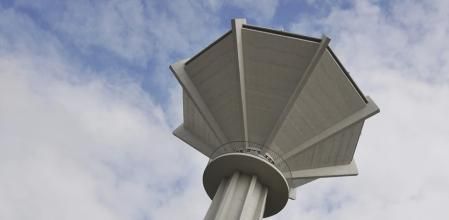 Depósito de agua de la plaza Catalunya de El Prat