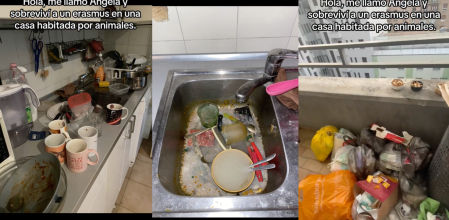Cuenta cómo “sobrevive” en una casa de Erasmus llena de suciedad: “No puedo más, mis compañeros son animales”