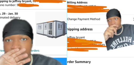 El 'tiktoker' muestra su pedido y los gastos