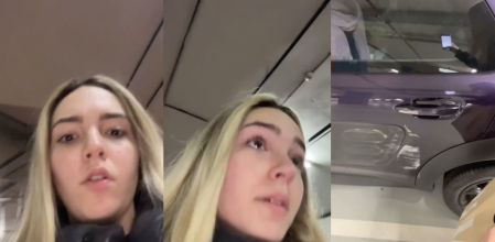 Una 'influencer' llora después de rayar el coche de su madre: “Lo hice sin querer, me voy a quedar sin herencia”