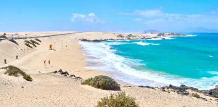 Dunas de Corralejo, en Fuerteventura