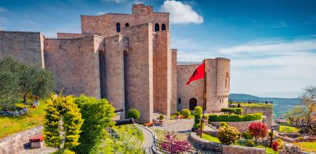 Castillo de Kruja Kruja en Albania.