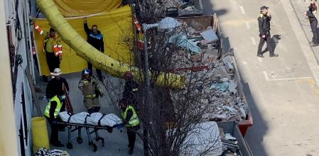 Los servicios de seguridad retiraron los cuerpos de las víctimas