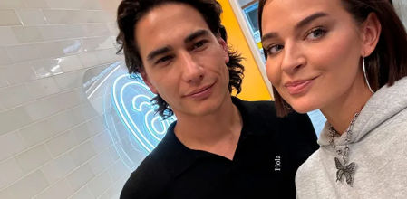 Enzo Vogrincic con Laura Escanes