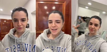 La tiktoker muestra los elementos más extraños de su piso