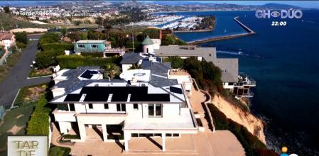 Varias mansiones millonarias al borde del abismo por las fuertes lluvias en California