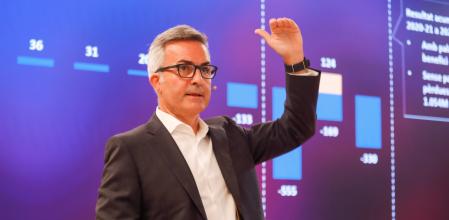 Rueda d prensa de Víctor Font para hacer un análisis de la economía del FC Barcelona