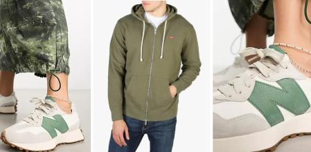 Ofertas de moda, unas New balance o una sudadera Levi's con descuento.