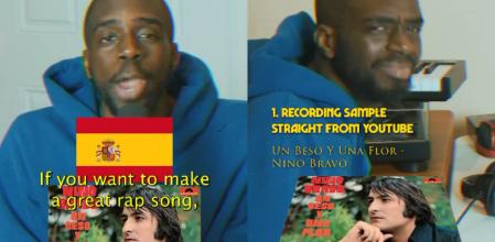 Rapea una canción de Nino Bravo y se hace viral: “Genial para un buen rap”