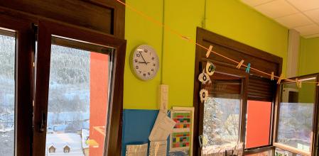 frio, escuela, coronavirus, ventilacion aulas, ola de frio, Salardu, Valle de Aran