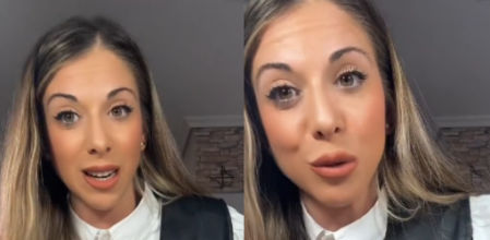 La docente de secundaria explica su caso