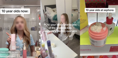 Preocupación por el alarmante aumento de niños compartiendo en redes sociales sus rutinas de cosmética