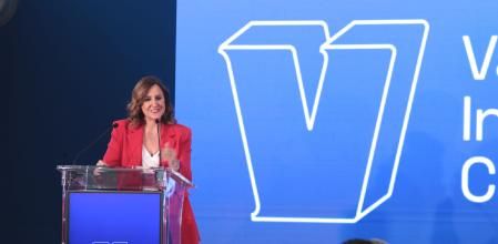 La alcaldesa María José Catalá, este jueves en la presentación del València Innovation District