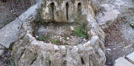 Fonts de Rellinars sin agua.