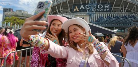 SYDNEY, AUSTRALIA - FEBRUARY 23: Taylor Swift fans, also known as