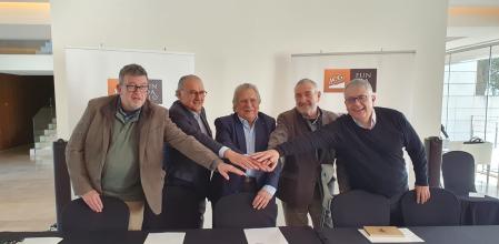 Jordi William Carnes, Josep Grau, Francesc Xavier Marimon, Antoni Siurana, Jordi William Carnes y Joaquim Llena