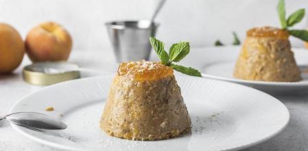 Flan de melocotón, la receta más exquisita