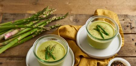Cómo preparar un sabroso gazpacho de espárragos trigueros