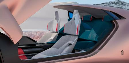 Su diseño futurista incluye un gran techo que se eleva junto con todo el tablero.