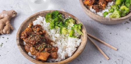 Pollo teriyaki con arroz y bimi: descubre la receta definitiva