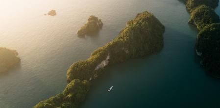 Los Haitises National Park en  Samaná.