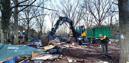 Asentamiento ilegal en Montcada
