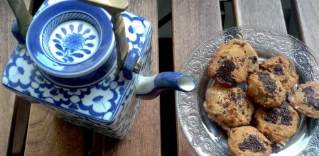 Receta de galletas de avena, avellana y dátiles
