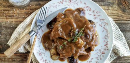 Ossobuco con setas, una receta tierna y sabrosa