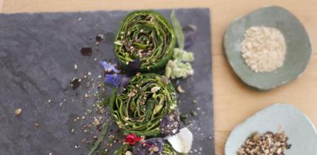 Ensalada “enrollada” para equilibrar el ying y el yang