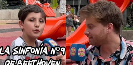 El niño ha provocado carcajadas y aplausos a partes iguales