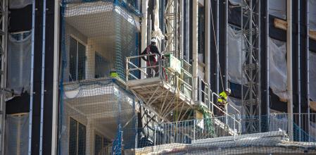 Construcción de nueva vivienda cerca de Glòries, en Barcelona