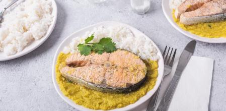 La receta del salmón al curry con Thermomix más rápida y original
