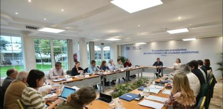 Imagen de la reunión de los dirigentes del PP en Córdoba