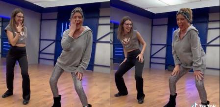 Lydia Lozano muestra los pasos de su baile 'Chuminero'