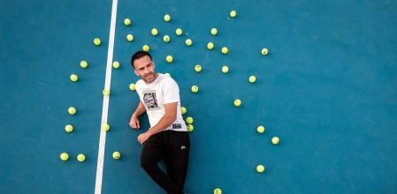 Pere Riba, en la Emilio Sánchez Academy, semanas atrás

￼