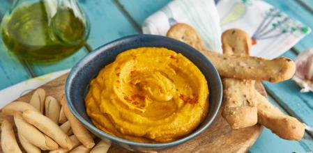 Hummus de zanahoria: receta nutritiva y perfecta para preparar con los niños