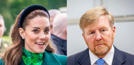 La princesa Catalina de Gales y el rey A