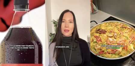 La mujer ha explicado cuáles son las verdaderas costumbres de los españoles