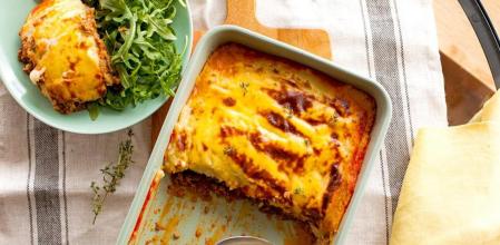 Atrévete a preparar esta deliciosa receta de lasaña de patatas