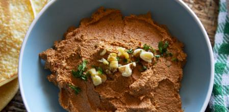 Receta de paté de pimiento rojo