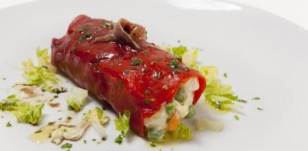 Cómo preparar estos riquísimos pimientos rellenos de ensaladilla rusa