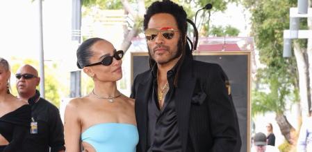 El martes, Lenny Kravitz fue honrado con una estrella en el Paseo de la Fama de Hollywood.