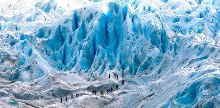 Glaciar Perito Moreno, Parque Nacional Los Glaciares en Argentina.