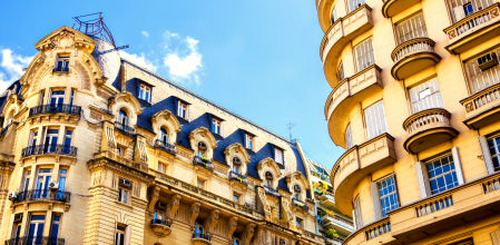 Barrio Recoleta en Buenos Aires.